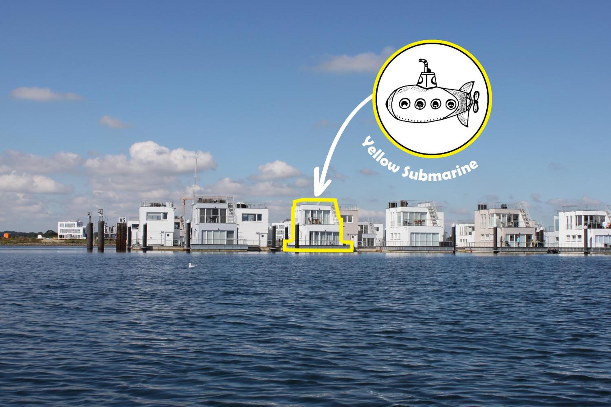 Wasserhaus Yellow Submarine Olpenitz Kültér fotó